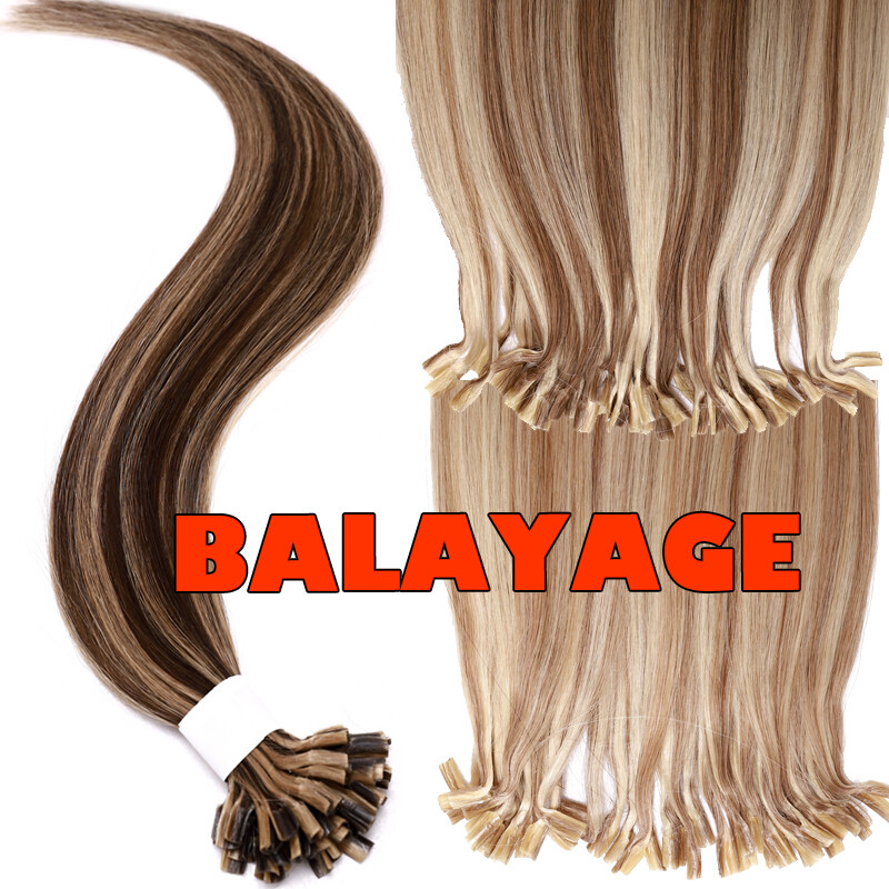 1g Hair Extensions Pre Bonded U Tip Nail Hair Keratin 100% Real Remy Human Hair