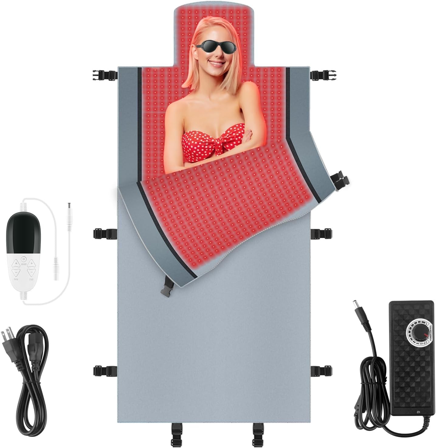 2026 Upgraded Triple-Mode Red Light Therapy Mat for Full Body Pain Relief