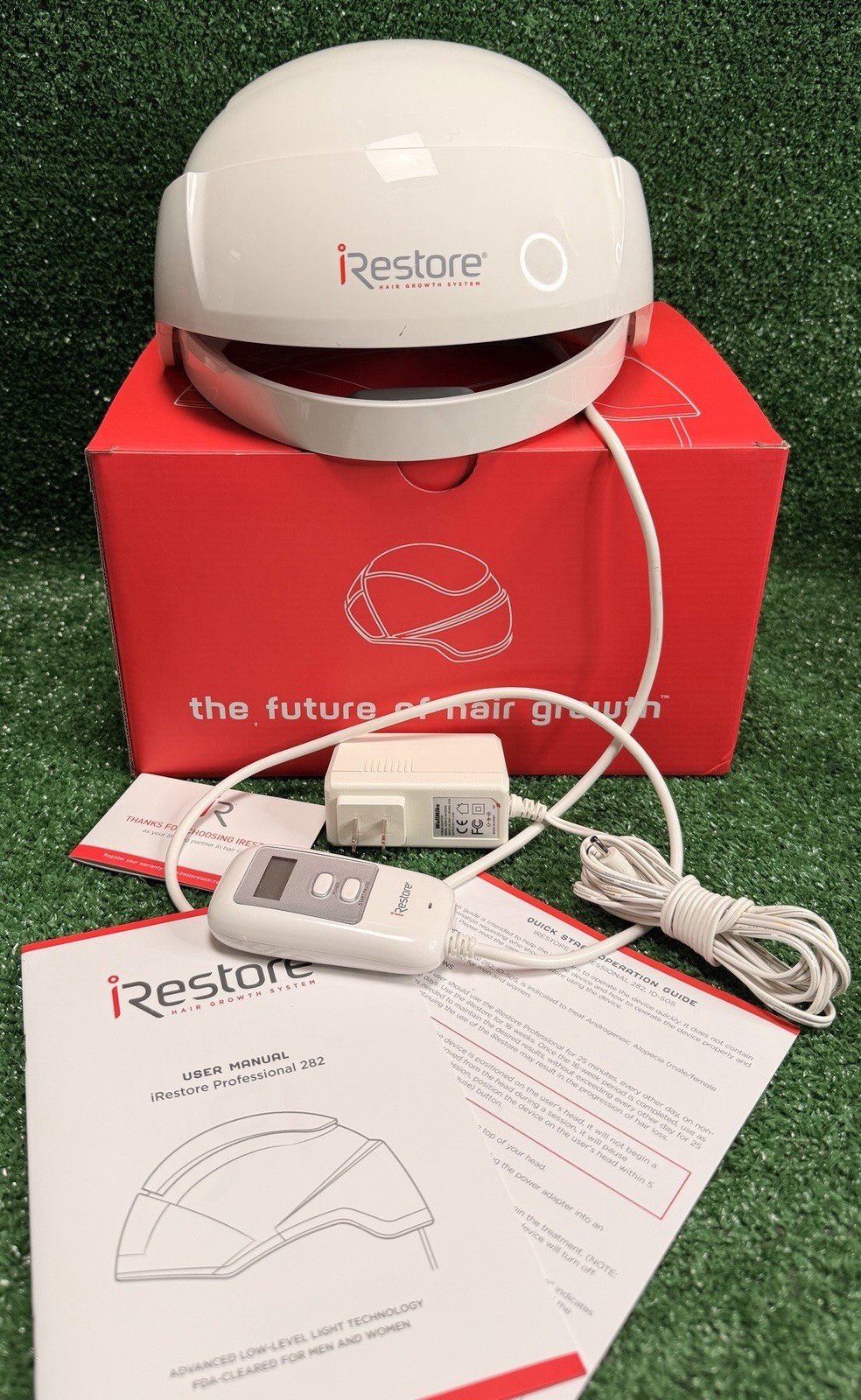 iRestore ID-500 Laser Hair Growth System Helmet, Working w/Box, Tested & Working