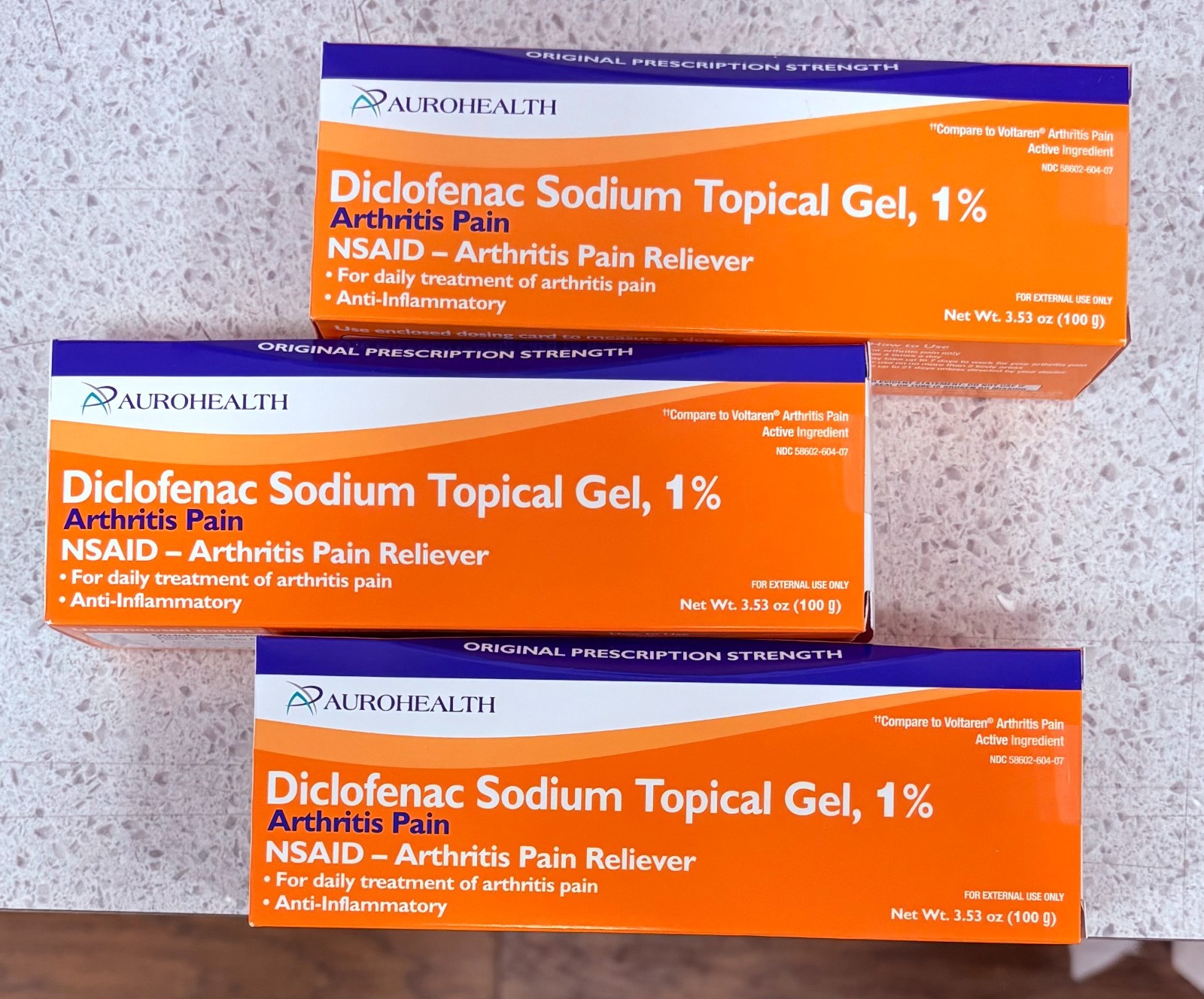 Voltaren Arthritis Pain Relief Gel 100g Diclofenac Sodium 1% NEW Free Ship!