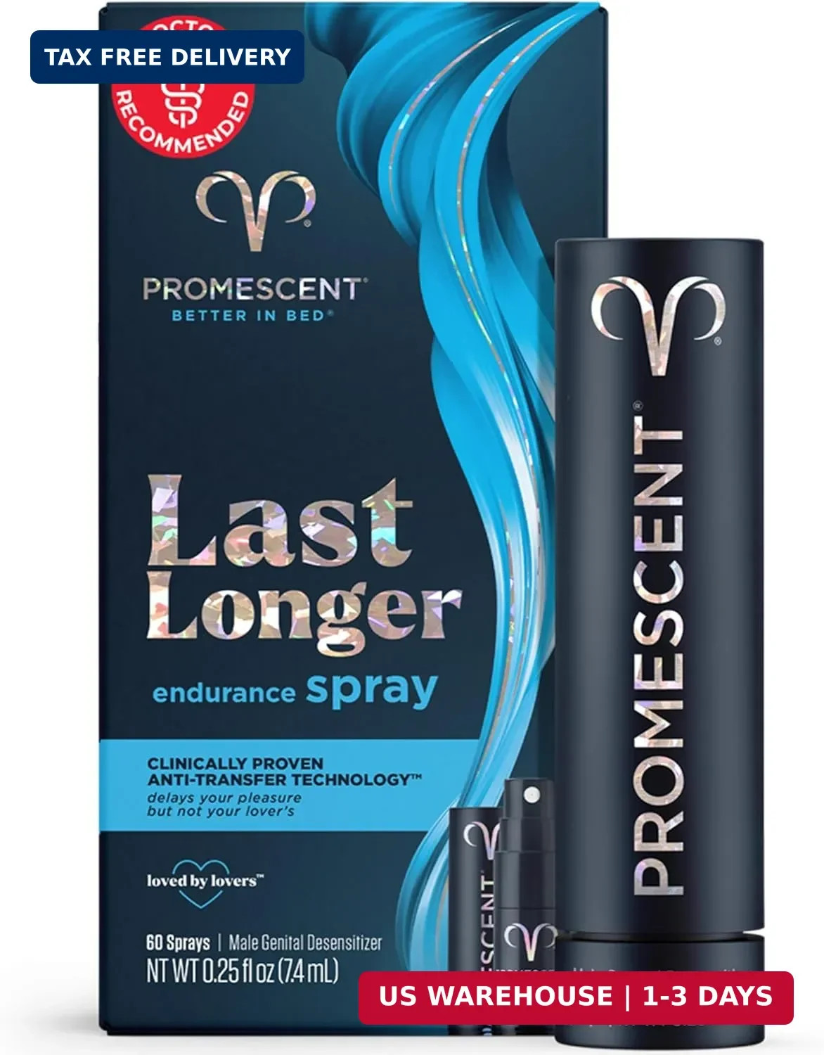 Promescent Desensitizing Delay Spray for Men Clinically Proven to Help You Last