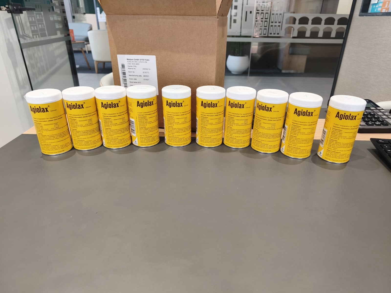 10 PACK AGIOLAX Madaus Granules 250g Made in Germany Express ship New 🥇