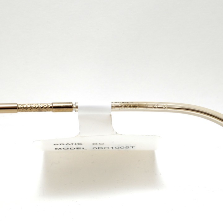 BRUNELLO CUCINELLI BC1005T 5002 Titanium Eyeglass Frames Gold NEW