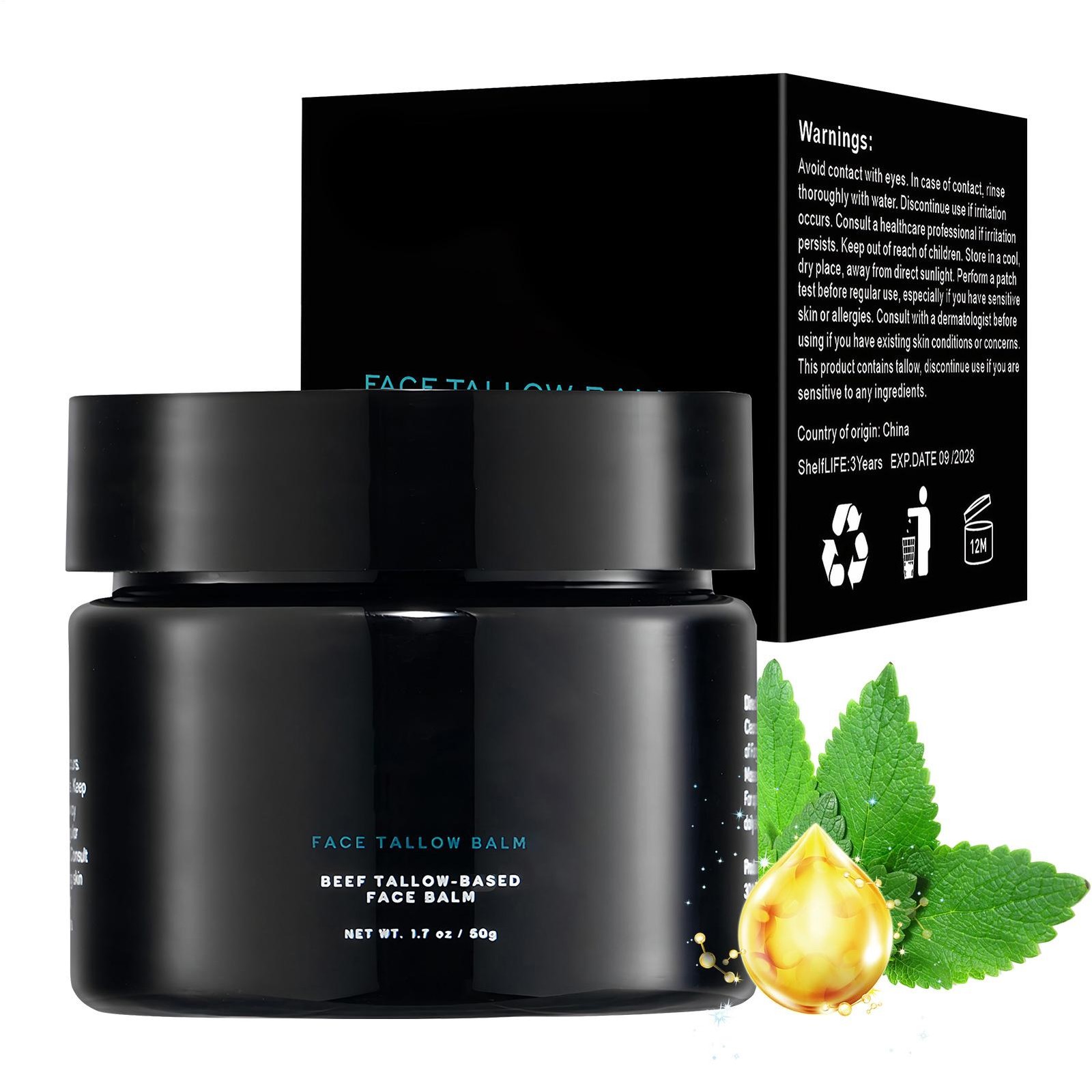 Forge Skin Men’s Face Cream Beef Tallow Face Balm 50g