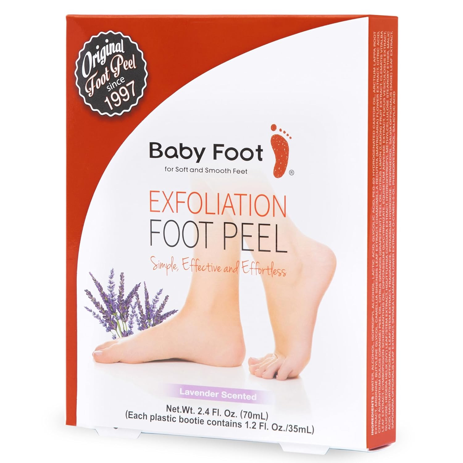 Original Exfoliation Foot Peel – for Rough Cracked, Dry Feet, Dead Skin Removal