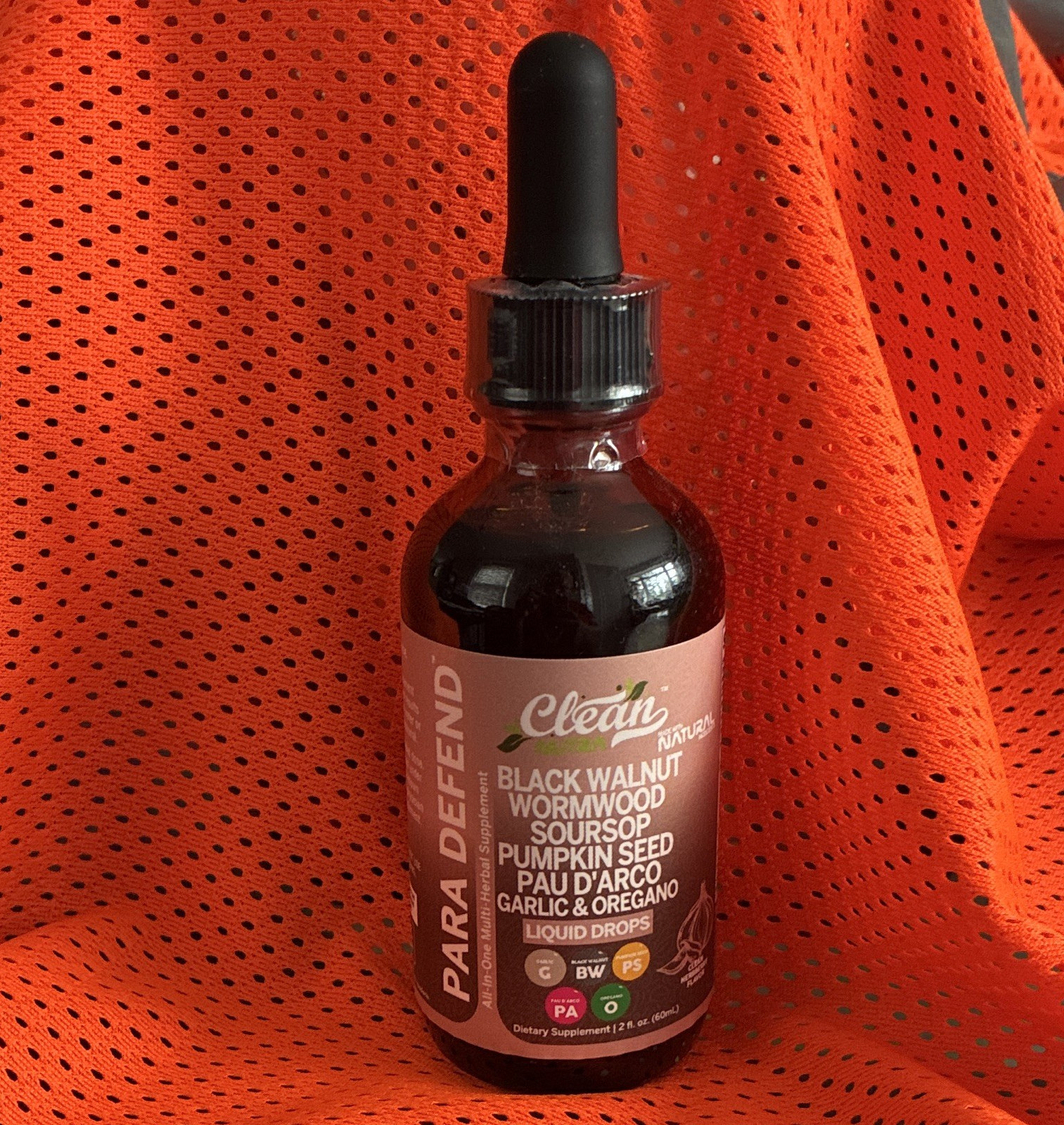 Clean Nutraceuticals Para Defend Liquid Drops Black Walnut Wormwood 2 fl oz