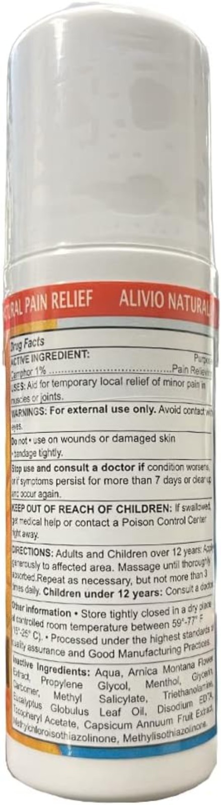 Max Strength Arnica Roll On – 3 oz Clear Gel for Joint Pain and Comfort