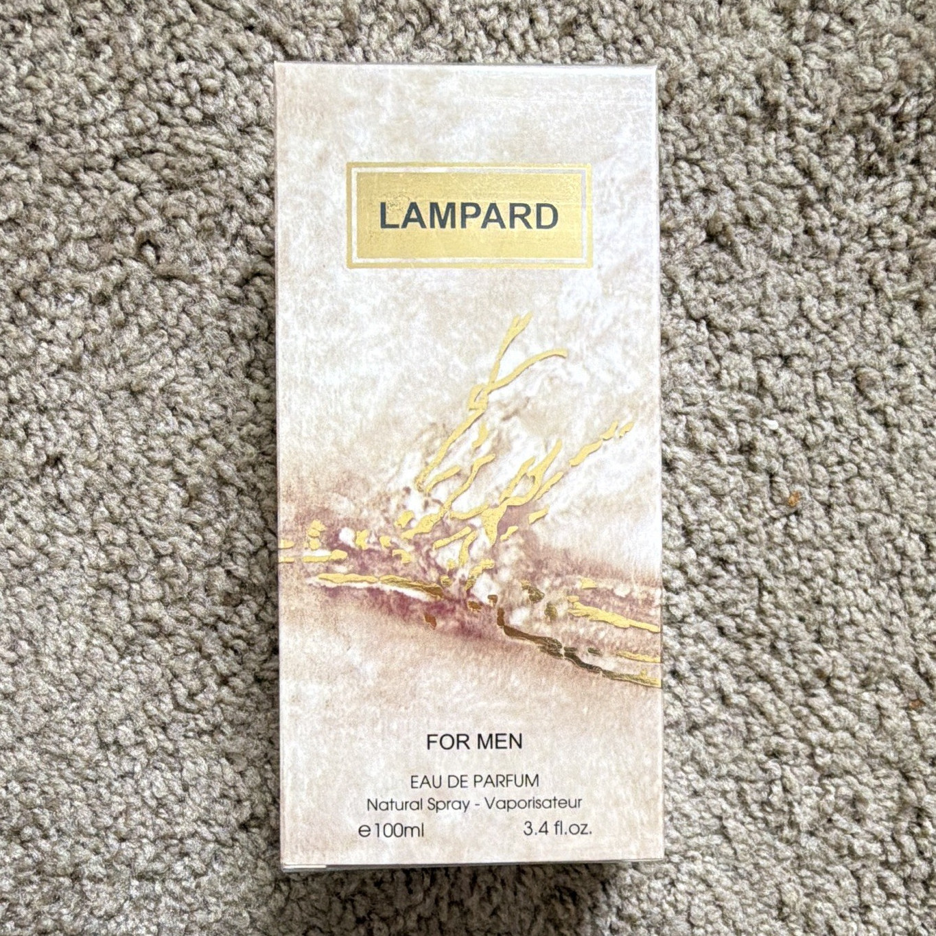 Fragrance Couture Lampard for Men Eau de Parfum Spray, Regular Size 3.4 fl oz