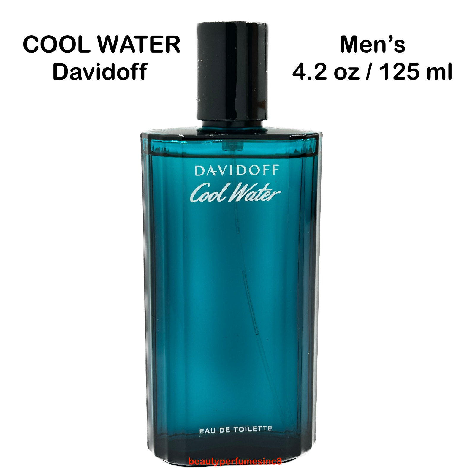 Cool Water Davidoff 125ml 4.2 Oz Eau de Toilette Spray Men’s Perfume New no box