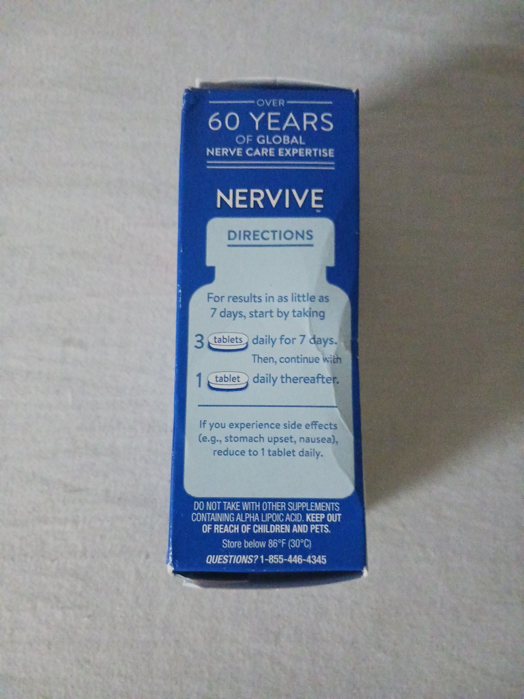 Nervive Nerve Relief, Reduces Nerve Pain & Discomfort, 30 Tablets – EXP 11/2028