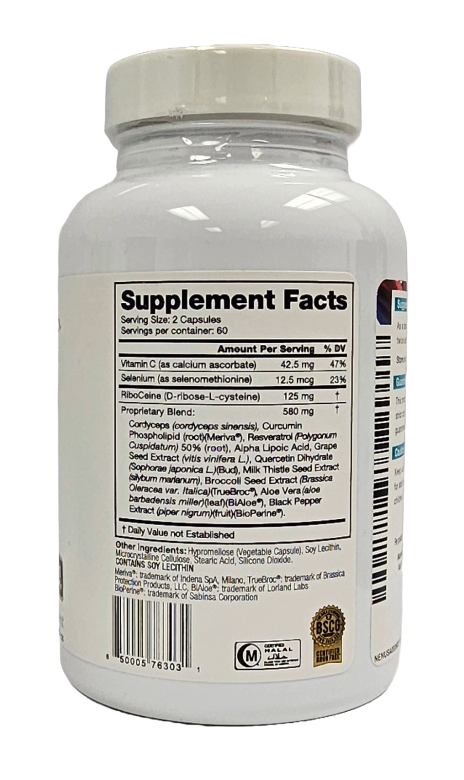 Cellgevity, Riboceine, 120 Veg. Capules, 30 Servings (Pack of 4) | Exp. 07/2025
