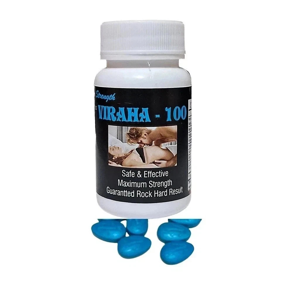 100mg Tablets VIRAHA Blue Male Pillz for Extreme Male Enhancement Rcd230