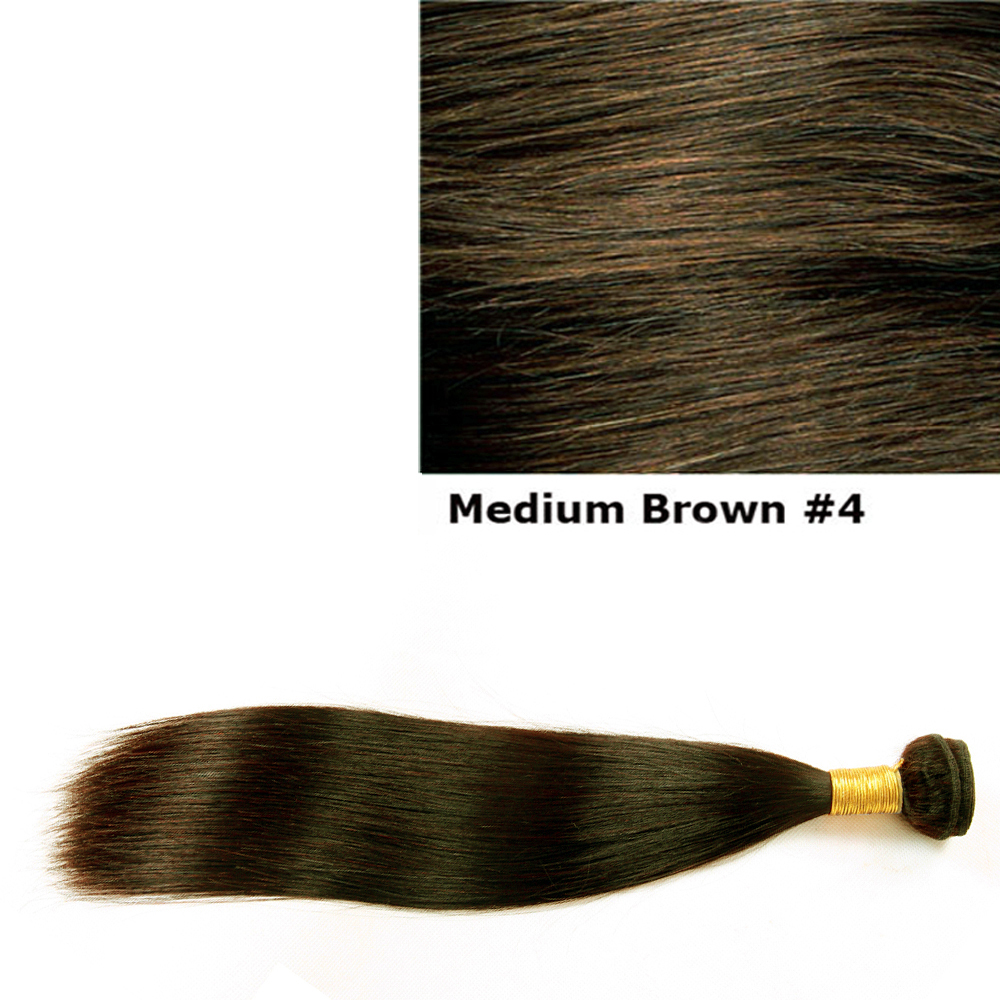 Silky Straight Brazilian Virgin Remy Human Hair Bundle Extra Thick Weave 1 or 3