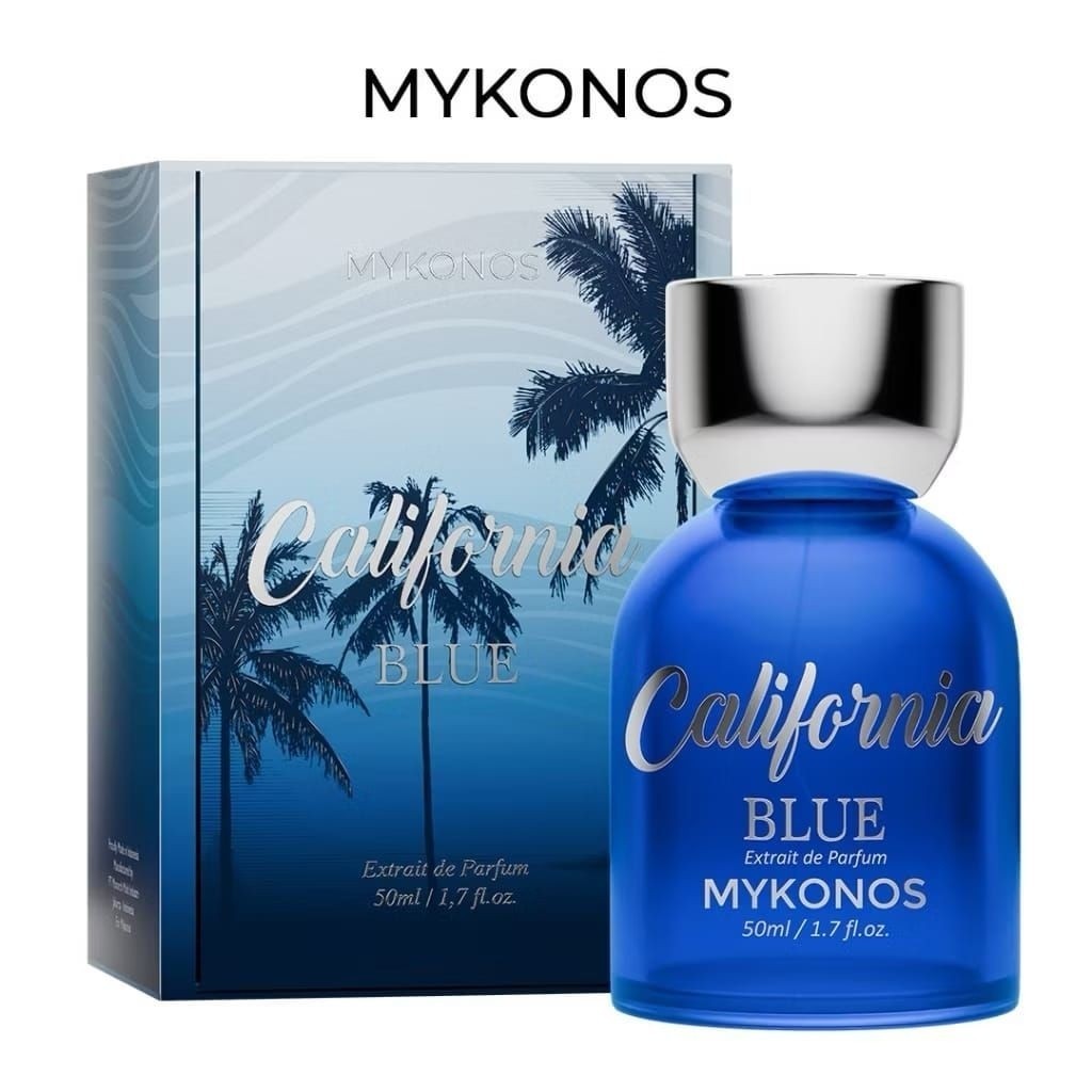Discounts! Perfume California Blue Extrait de Parfum by Mykonos – 50ml