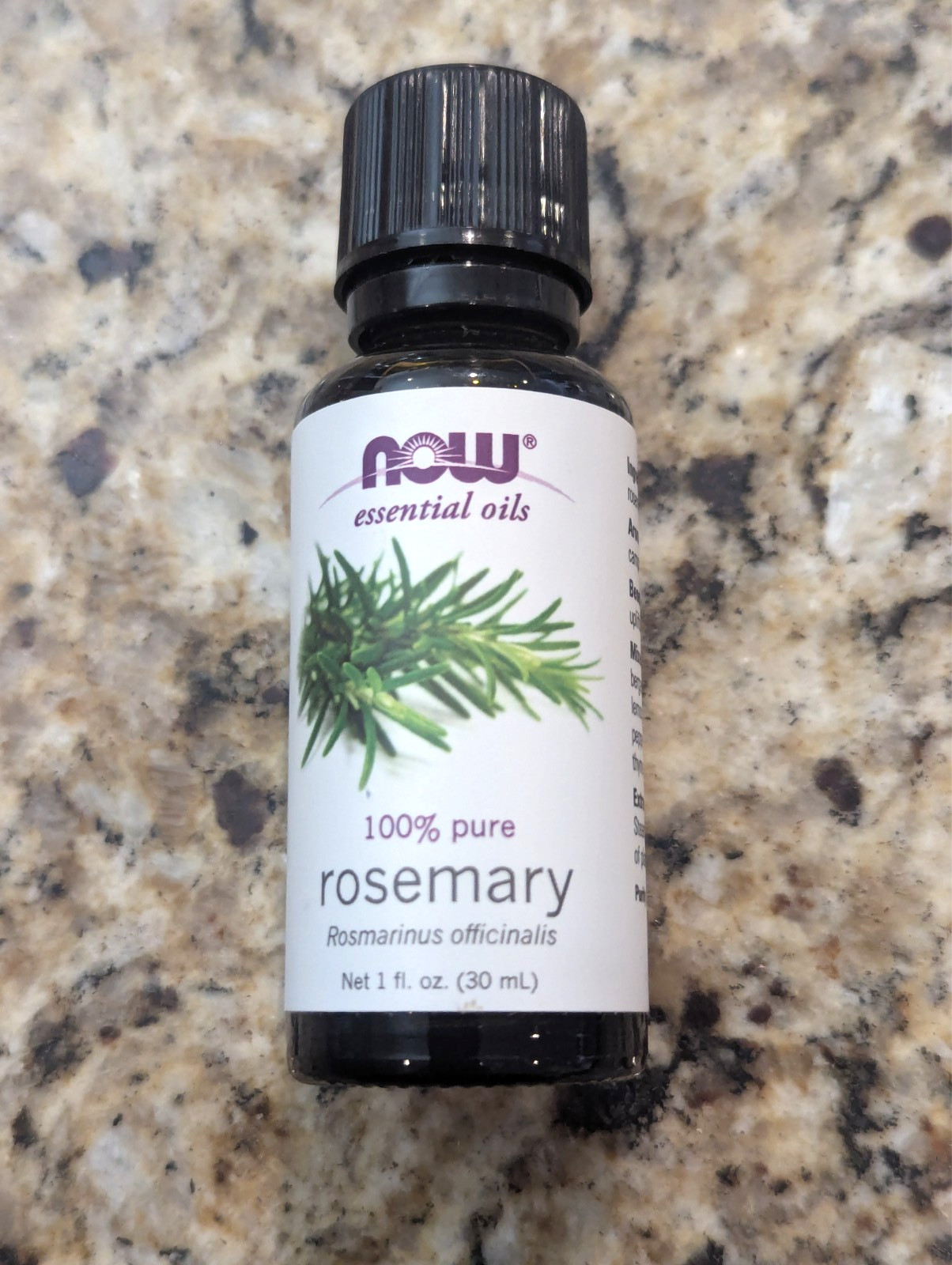 Now Foods Essential Oils 100% Pure Rosemary 1 fl oz exp: 03/2030