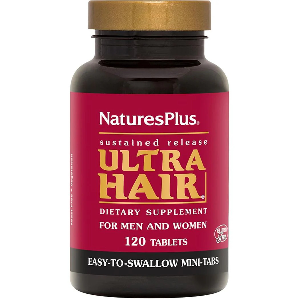 Natures Plus Ultra Hair, Sustained Release 120 Easy to Swallow Mini Tablets