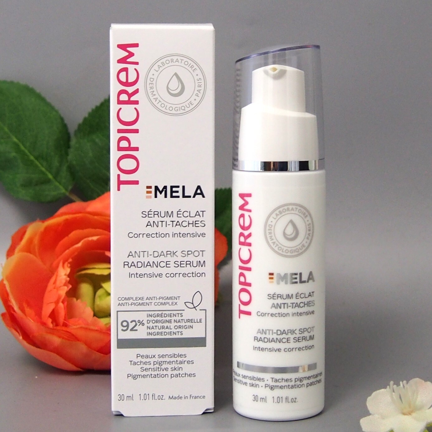 Topicrem MELA Anti Dark Spot Radiance Serum 30ml / 1oz Exp 10/2026