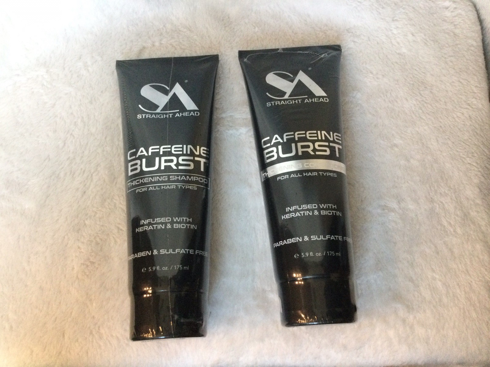 Straight Ahead Caffeine Burst Thickening Shampoo & Conditioner Set 5.9 fl oz