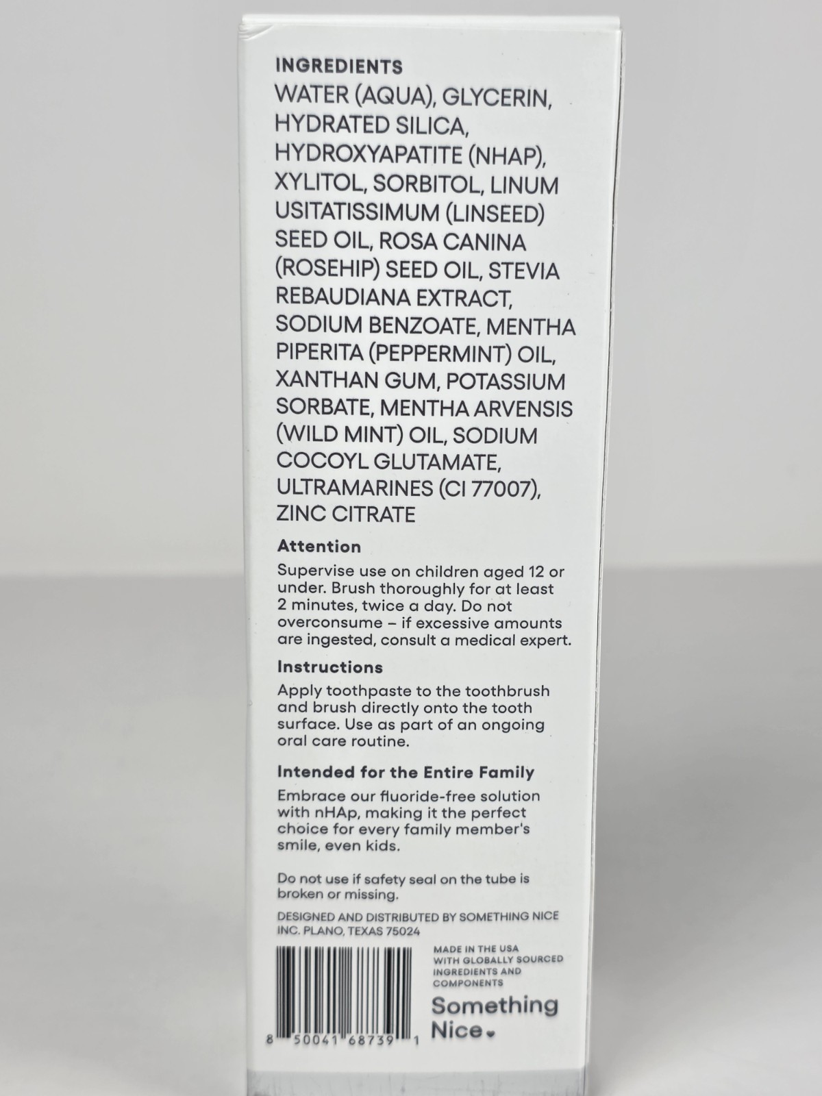 Zero Pro Premium Toothpaste Soft Mint Flavored