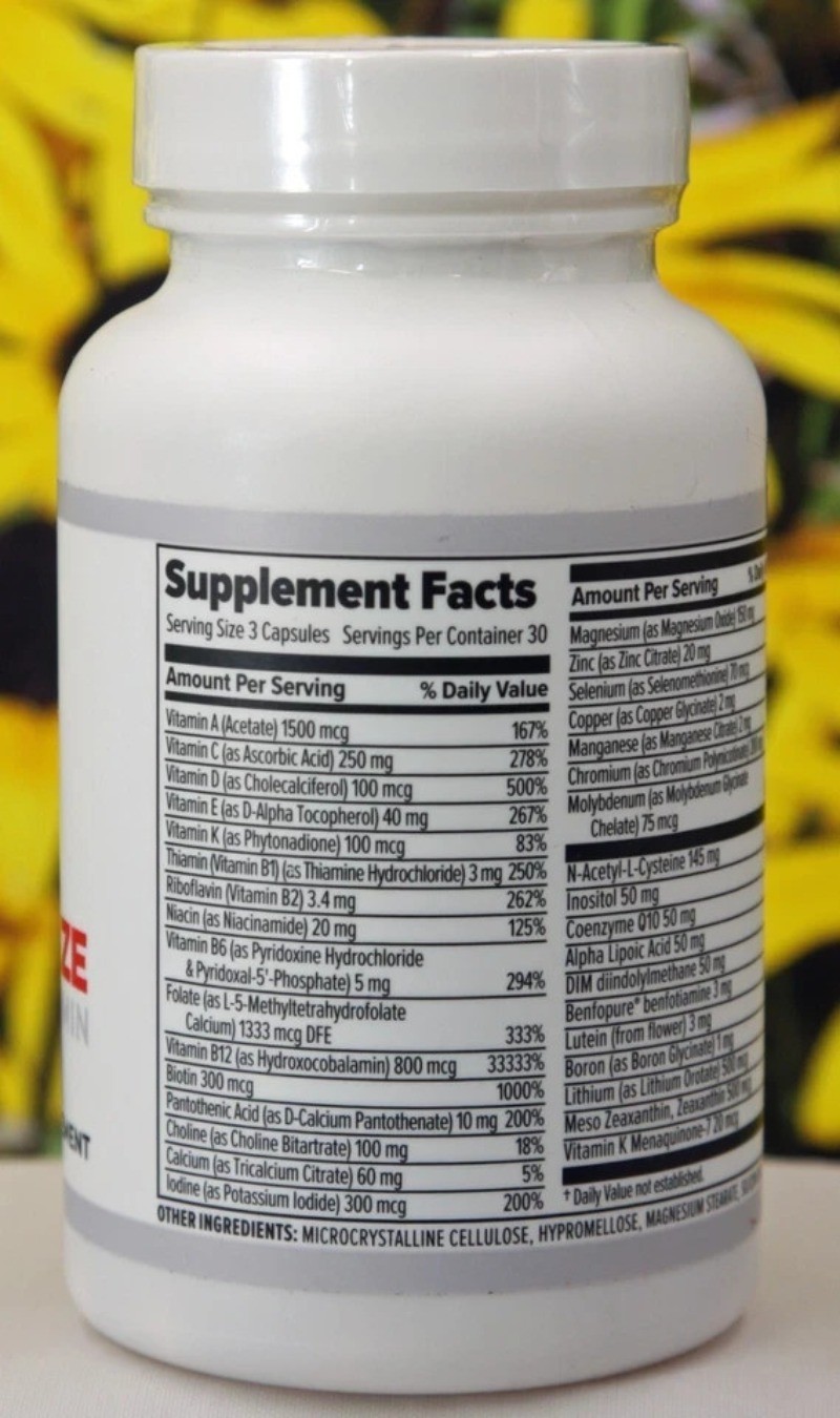 10 X Health Optimize Methylated Multivitamin 90 Capsules,