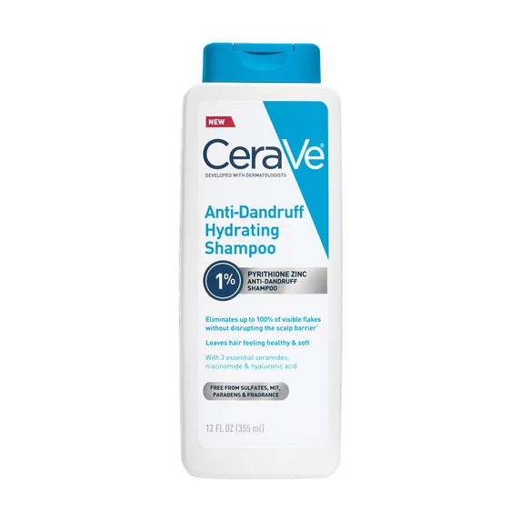 2-in-1 Hydrating Anti-Dandruff Shampoo & Conditioner, 1% Zinc, Sulfate-Free
