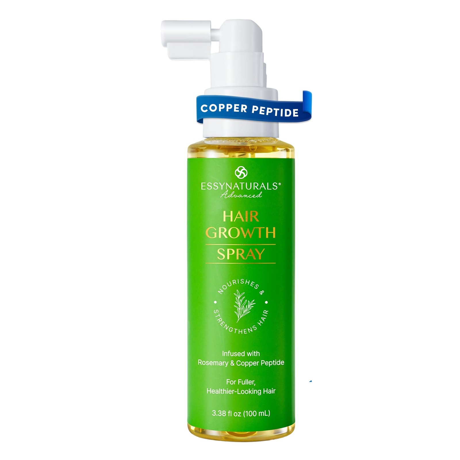 Hair Growth Spray with Peptide: Infused with Caffeine, Rosemary and a Rich Bl…