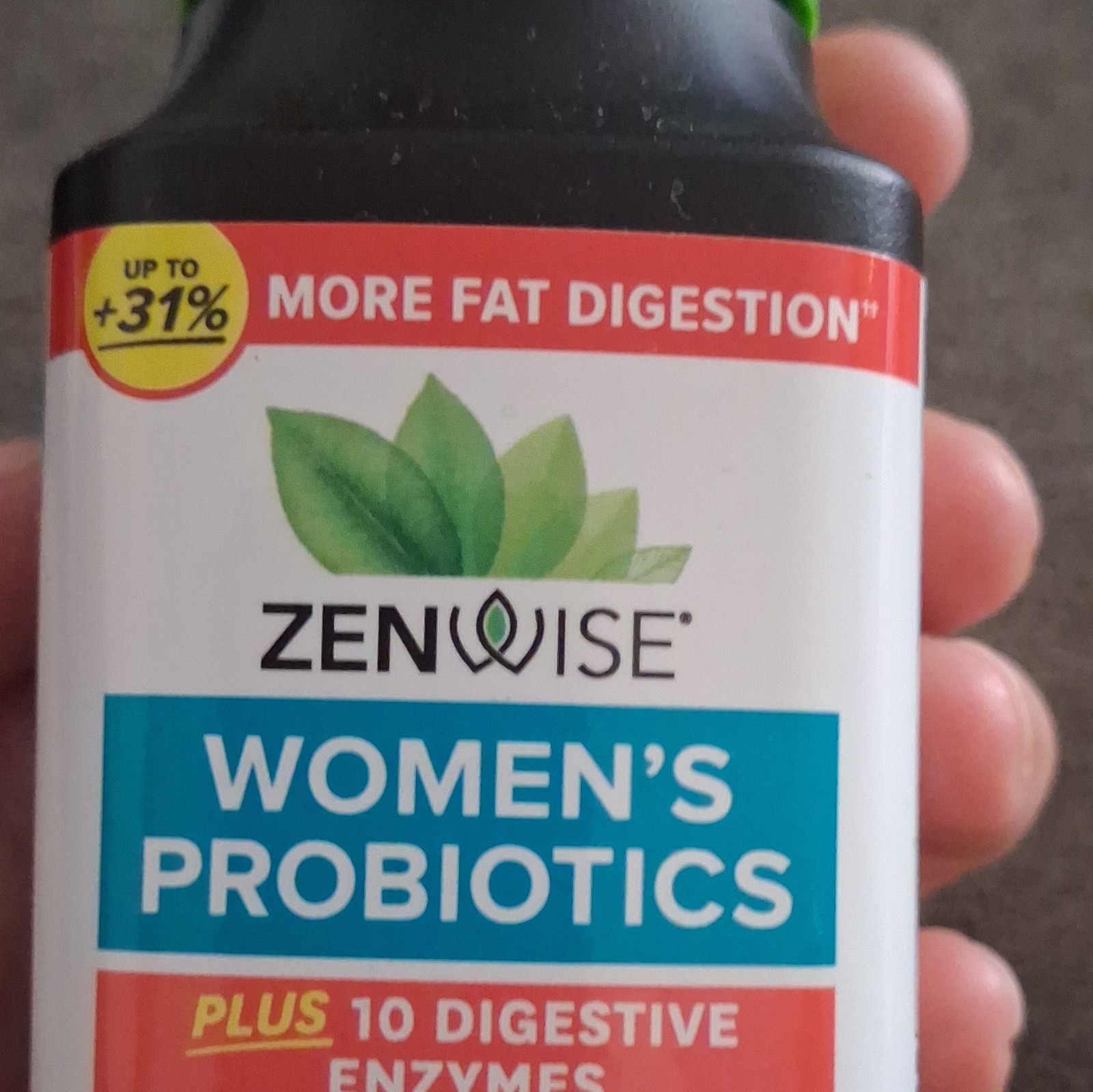 Zenoise Women’s Probiotics Plus Prebiotic + 10 Digestive Enzymes, 60 Capsules