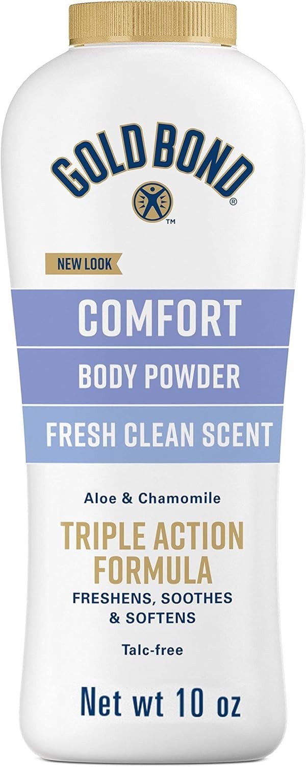 Gold Bond Comfort Body Powder for Men and Women, 10 oz