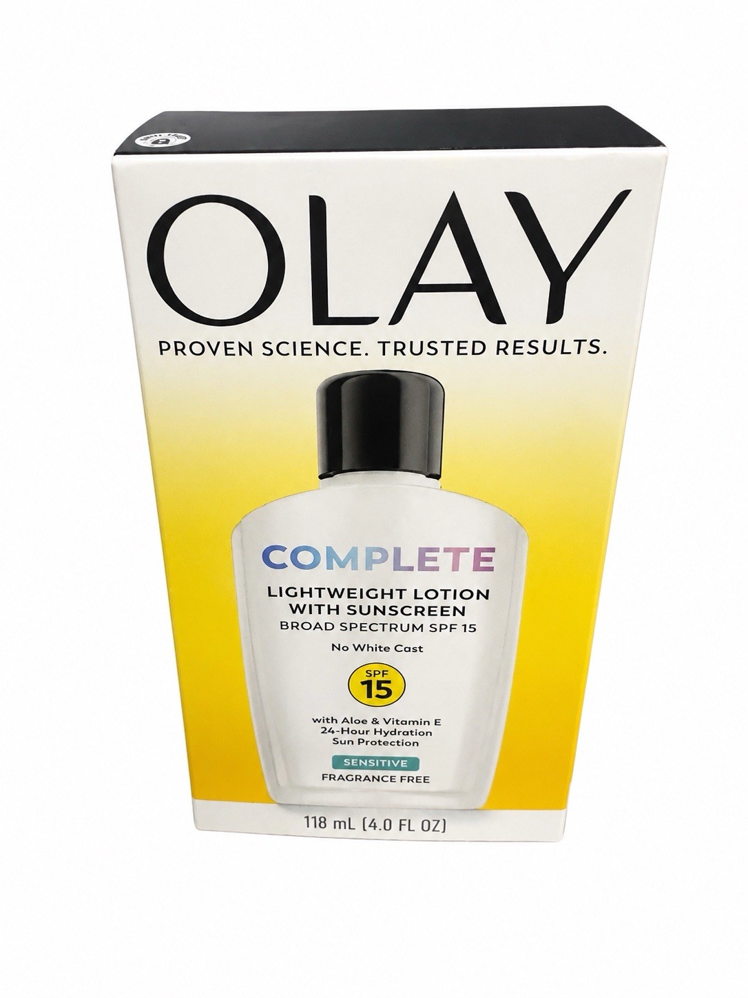 Olay Complete Daily Moisturizer SPF 15 Broad Spectrum Sunscreen Sensitive 4oz