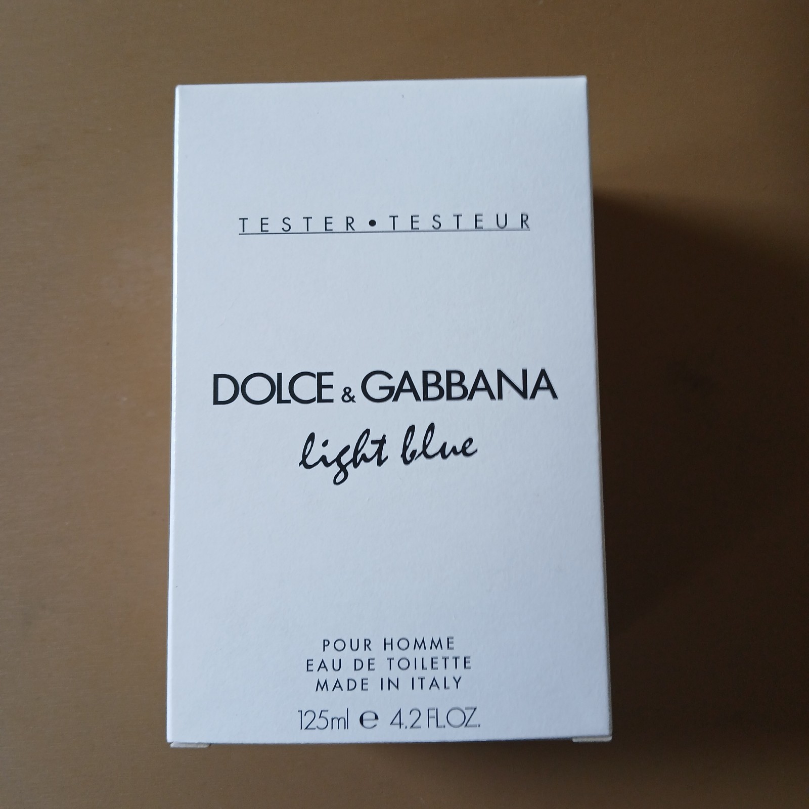 Dolce and Gabbana Men’s Light Blue EDT Spray 4.2 oz (Tester) with demo box