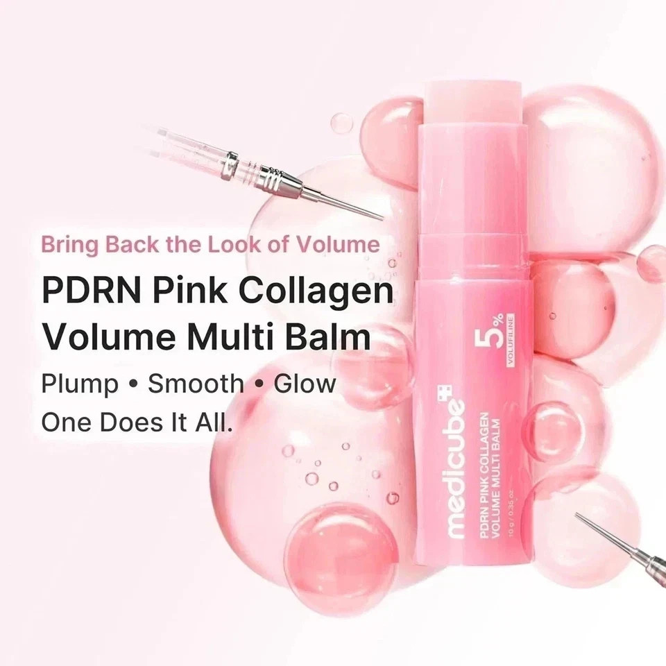 2PACK [MED ICUBE] PDRN Pink Collagen Volume Multi Balm – 10g