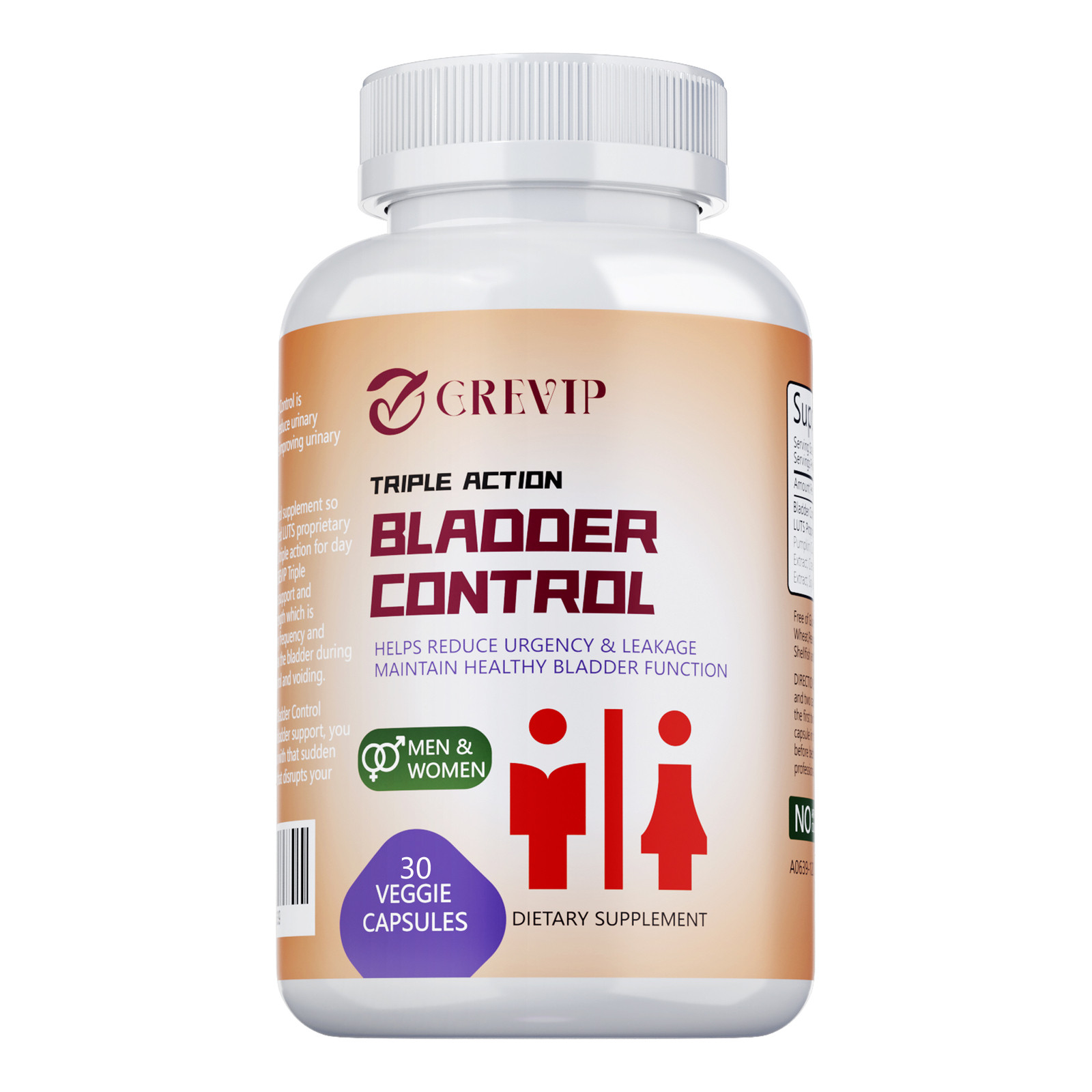 Bladder Control Capsules – Helps with Overactive Bladder,Improve Bladder Control