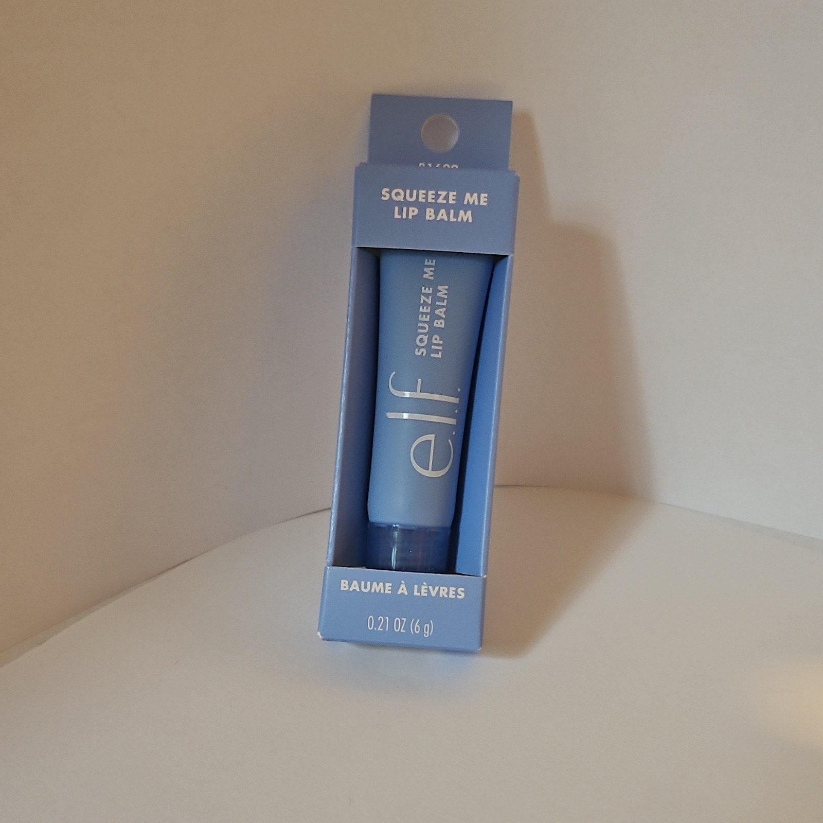 e.l.f. Squeeze Me Blueberry Lip Balm Hyaluronic Acid + Shea Butter 0.21 oz