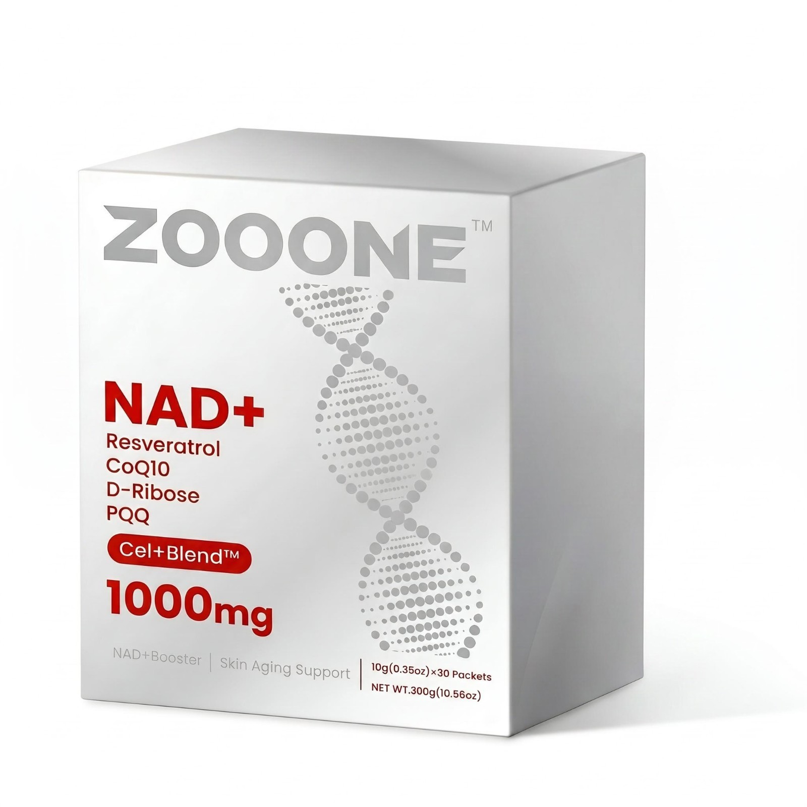 ZOOONE NAD Plus Supplement Cel Blend Cellular Repair Energy Booster Resveratrol