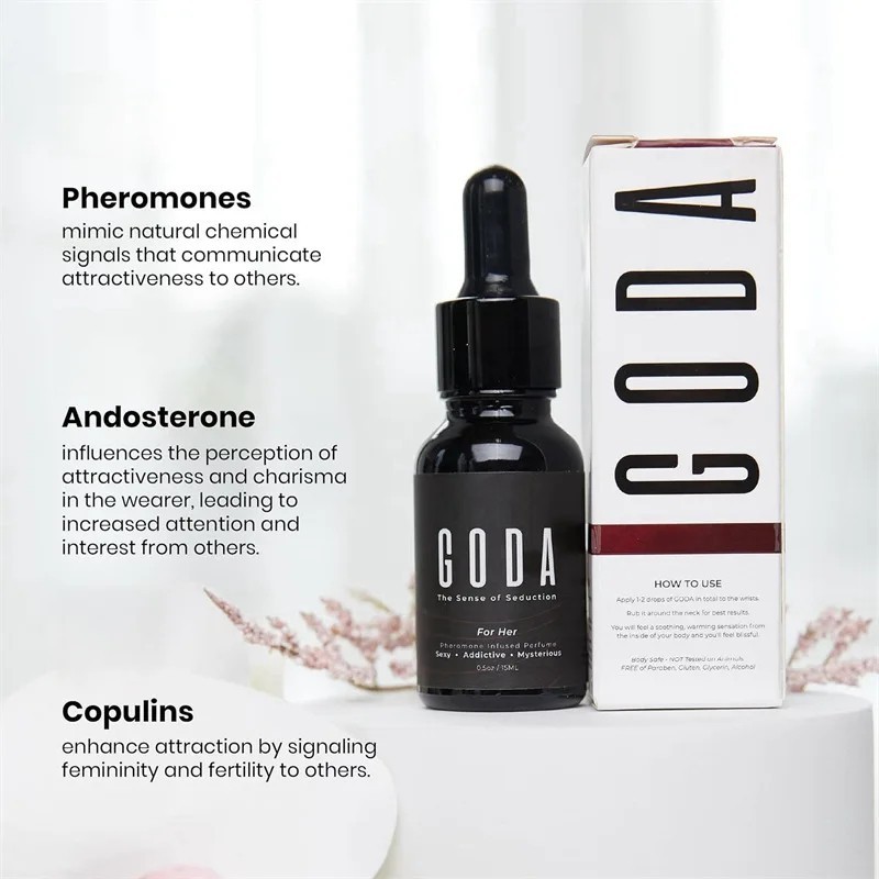 GODA For Her Pheromone Perfume For Women Long-Lasting 15ml NEW FREE SHIPPING