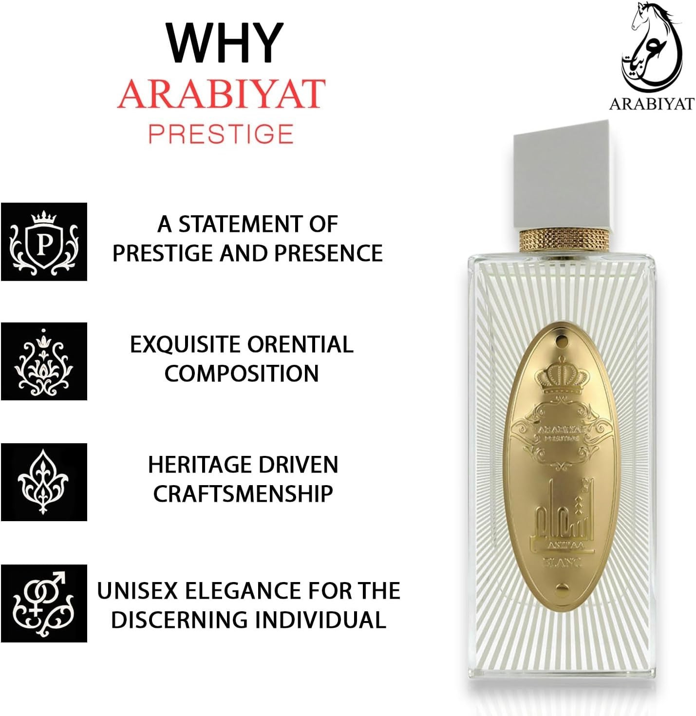 Arabiyat Asha’A Blanc EDP 110 ml 3.7oz Fresh Unisex Citrus Green Tea Perfume UAE