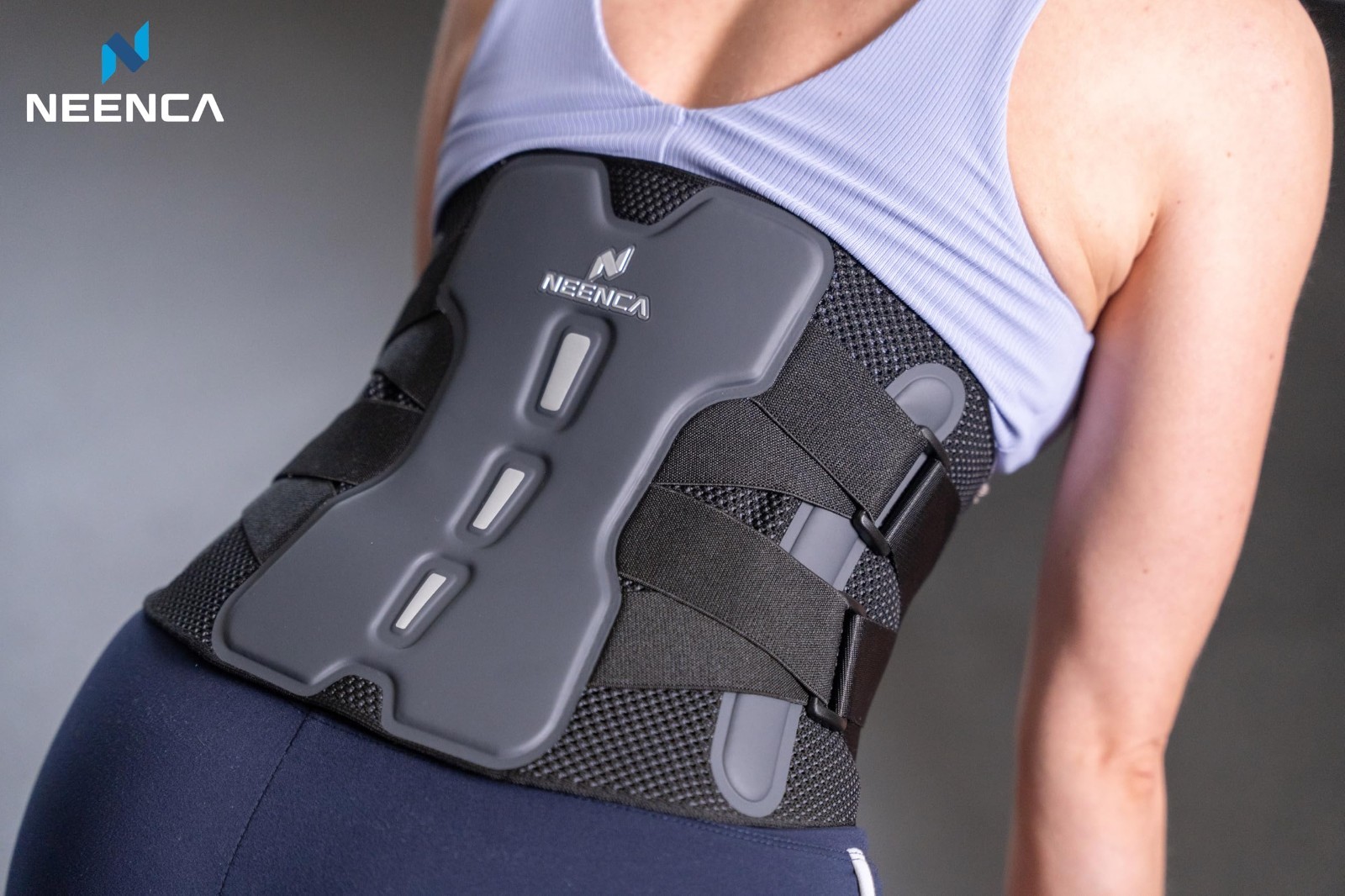 Adjustable Back Brace for Lower Back Pain Relief, Lumbar Support Belt, Soft Mesh