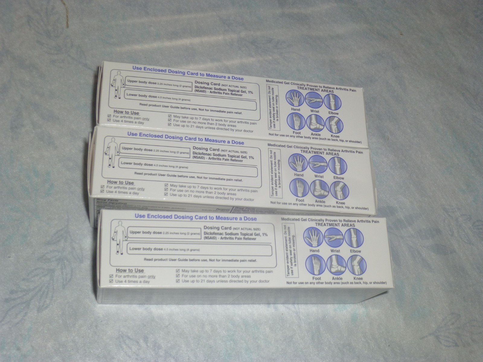 Exelan Arthritis Pain Diclofenac topical Gel 1% 100grams 3.53 oz Exp 4-2028