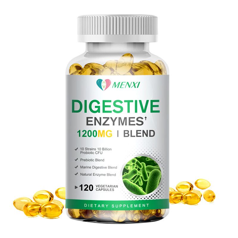 Digestive Enzymes with Papain & Bromelain Gas, Constipation Bloating Relief