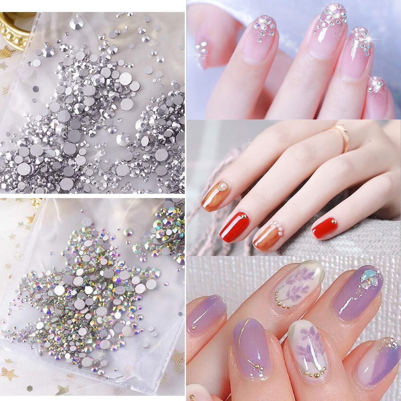 Acrylic Nail Kit Acrylic Powder Glitter Nail Art Manicure Tool Tips Brush Set US