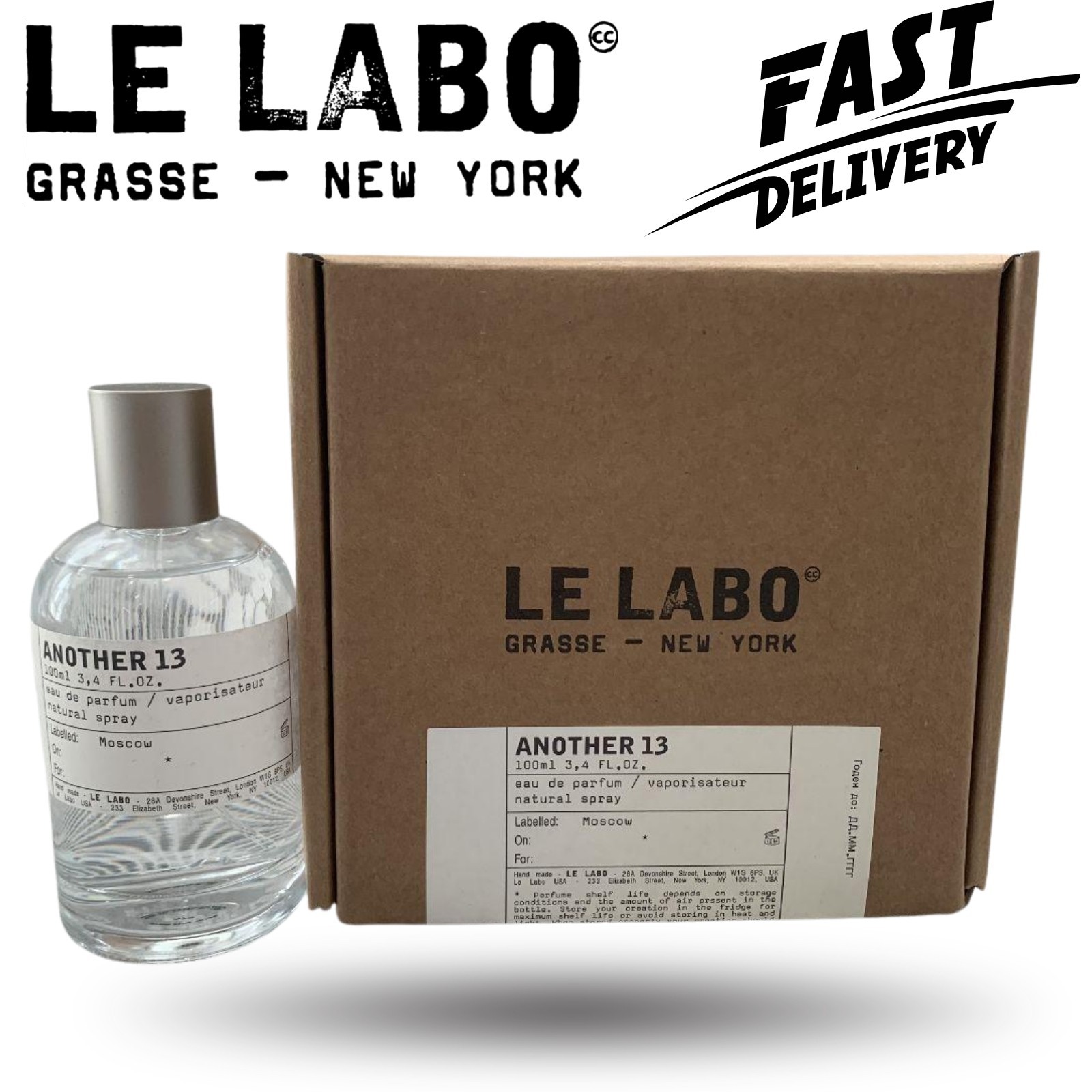 Le Labo Another 13 Eau de Parfum 100ml / 3.4oz Spray Unisex New Sealed Authentic