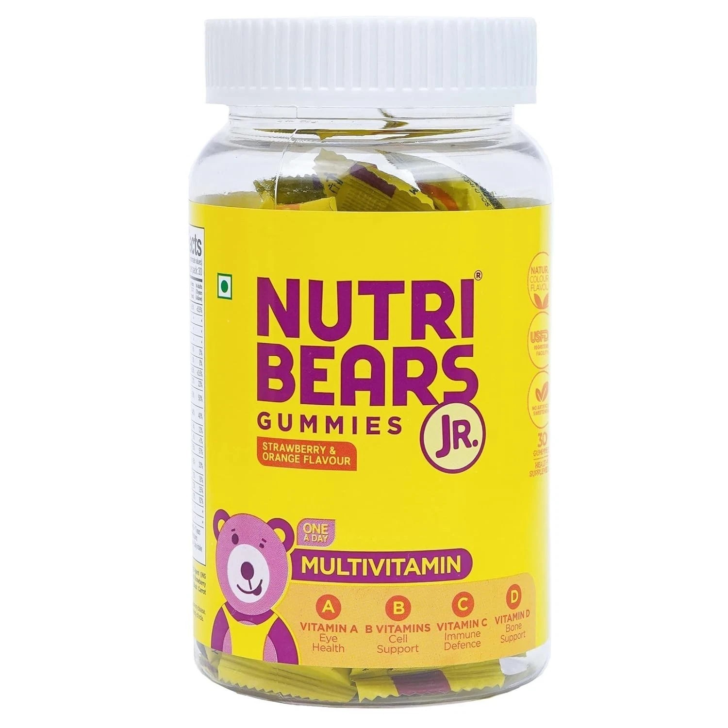 NutriBears Kids Multivitamin Gummies Supports Daily Wellness and Immune System