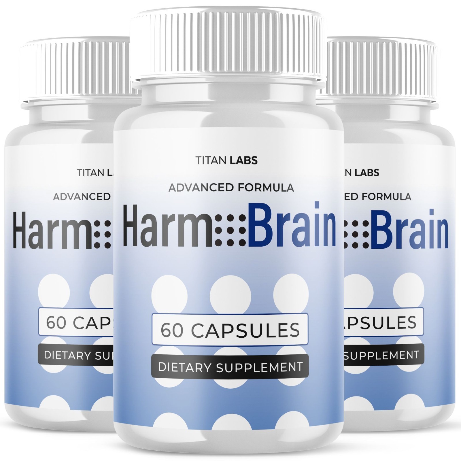 (3 Pack) Harmo Brain Nootropic Natural Brain Supplement HarmoBrain 180 Capsules