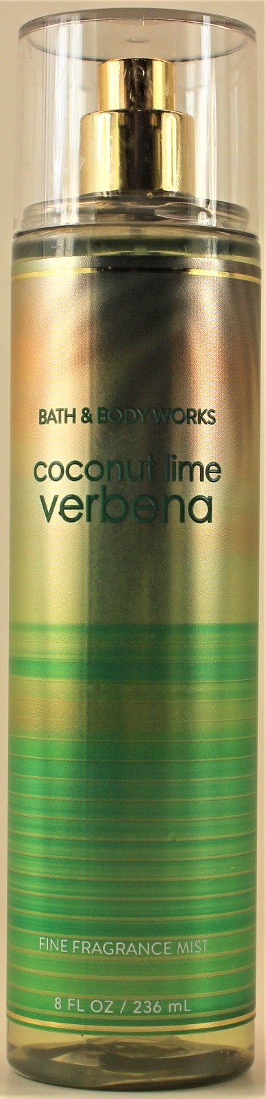Bath & Body Works COCONUT LIME VERBENA Fine Fragrance Body Mist Spray 8 Oz