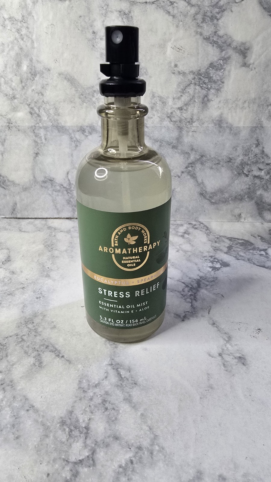 Bath & Body Works Aromatherapy Oil Mist Stress Relief Eucalyptus Spearmint Spray