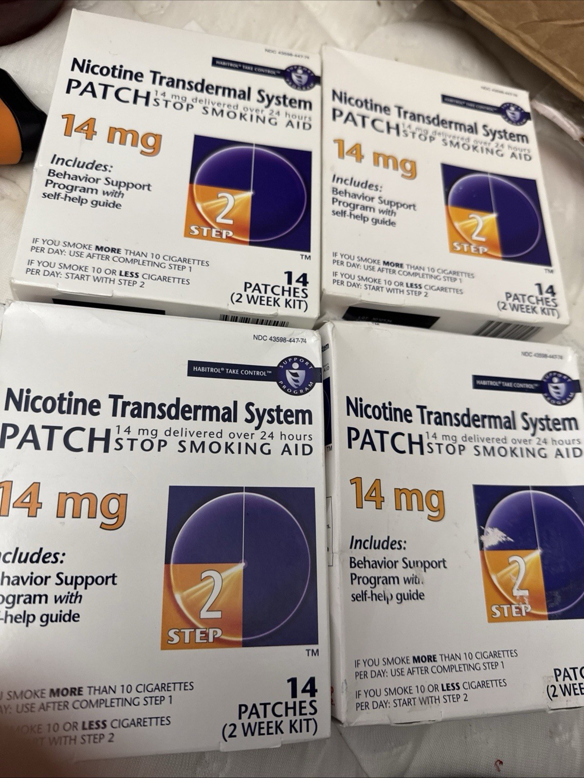 Habitrol Step 2 Nicotine Patches 14mg 14 Total patches Exp 2026 1box