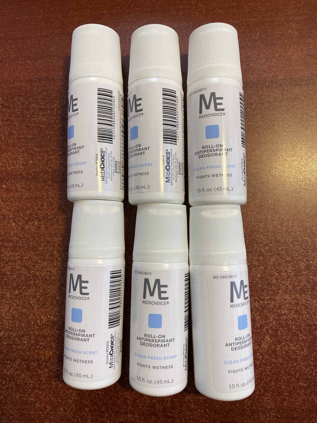 **Bundle of SIX** ME MediChoice Roll-on Antiperspirant Deodorant