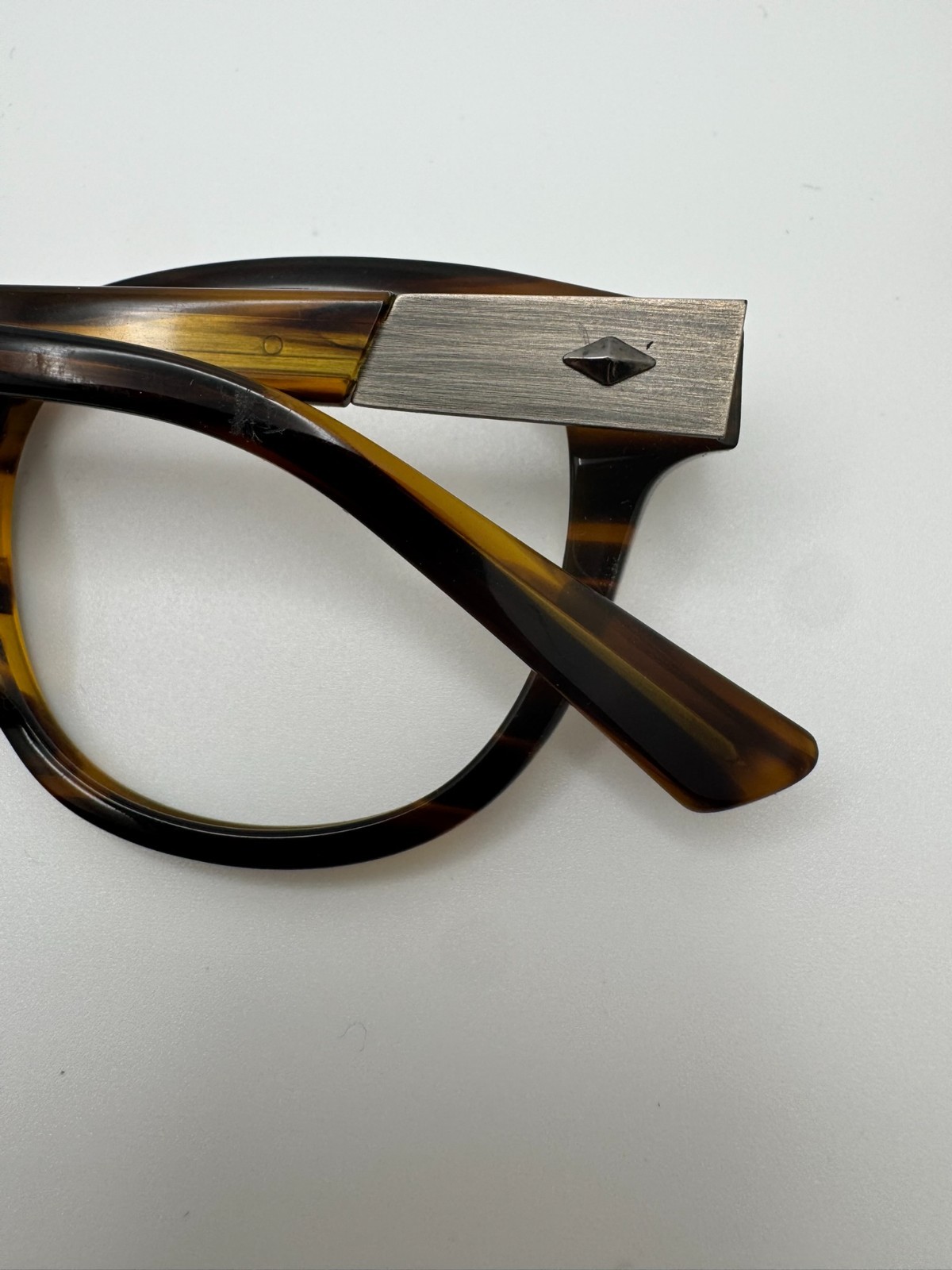 Authentic Sama District 6 Gold/Tort Round Glasses Made in Japan Handmade Acetate