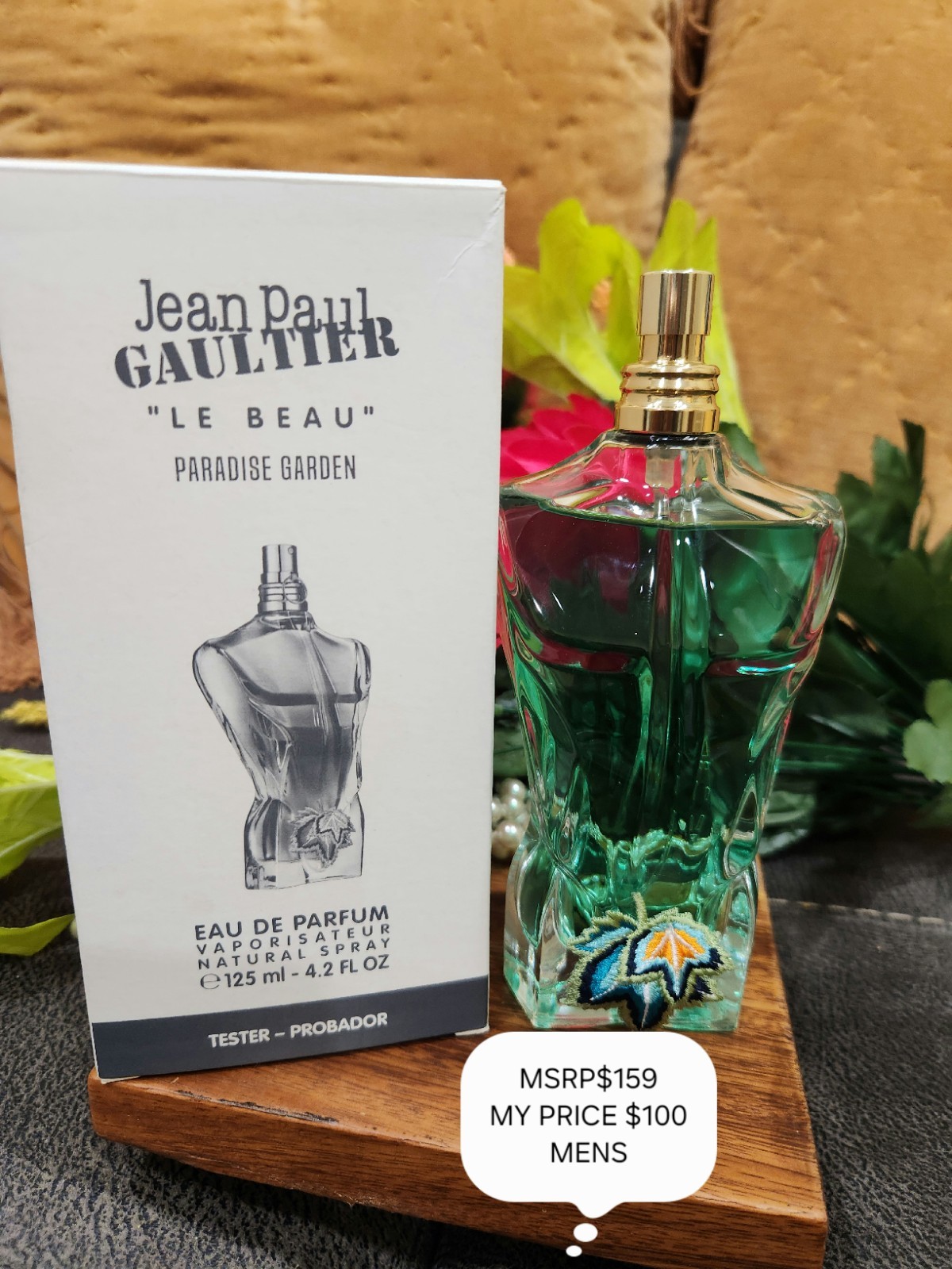 Jean Paul Gaultier Le Beau Paradise Garden Eau de Parfum Spray 4.2 fl oz Tester