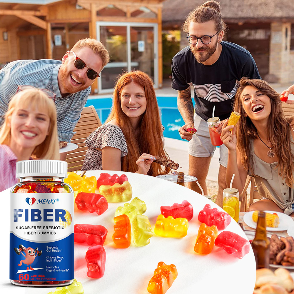 Fiber Gummies 120 Caps 5000mg Per Serving Natural Supplement, Healthy Digestion